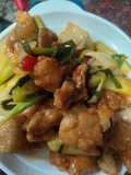 ไก่กรอบซอสเปรี้ยวหวาน