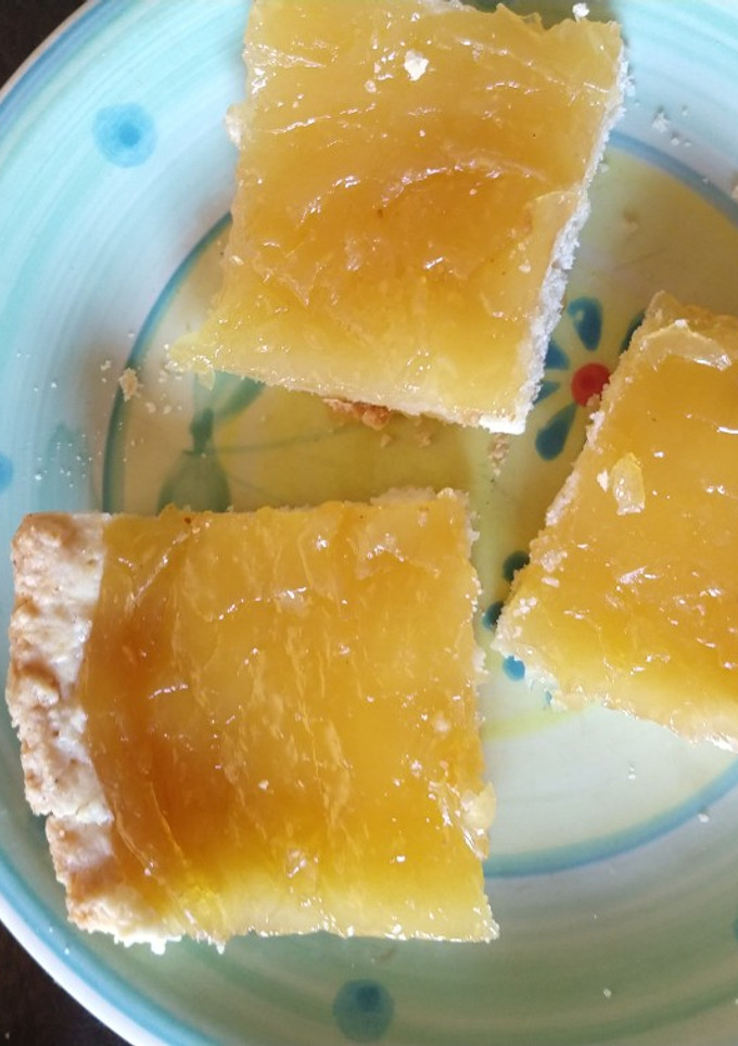 Una foto de Tarta de crema de limón