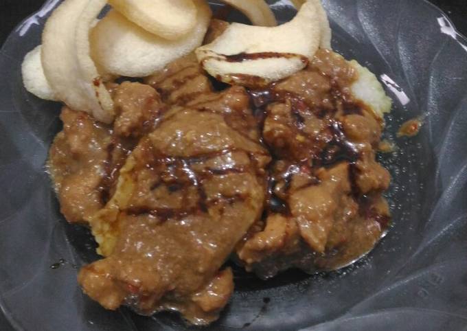 Standar Resep  memasak Sate Ayam Godok yang sesuai selera