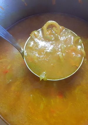 Una foto de Sopa de verduras ☆☆☆