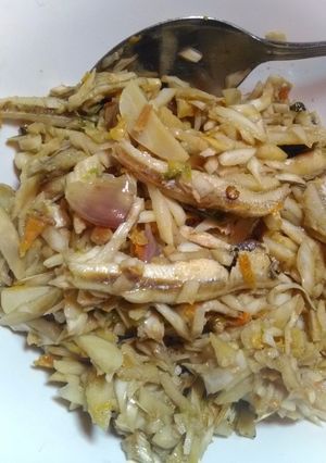 Foto resep Oseng nangka muda ikan teri😍🍥