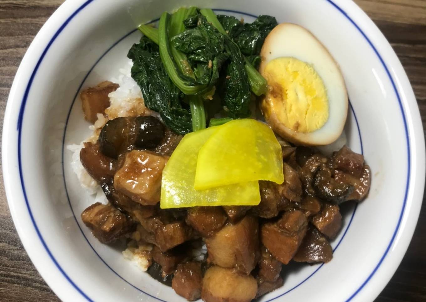 Lu Rou fan/lo bah png/nasi Babi taiwan