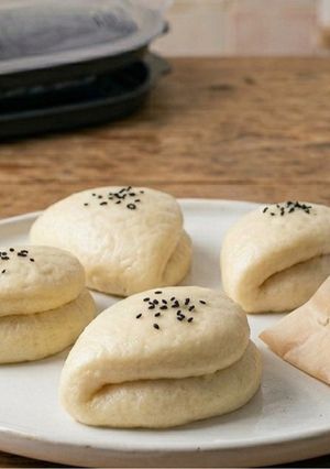 Una foto de Pan Bao al vapor