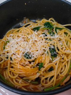 Foto resep Spaghetti Bayam