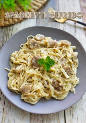 Foto resep Spaghetti Alfredo