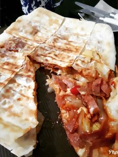 Foto resep #bikinramadhanberkesan#6#pizza tutup kulit pangsit (happycall)
