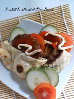 Foto resep Kebab Kofta with Pita Bread