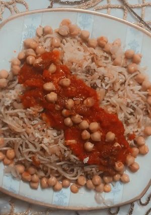 صورة لوصفة الكشري المصري