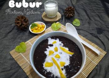 Mudahnya Bikin Bubur Ketan Hitam Metode 5. 30. 7 Lezat Mantap