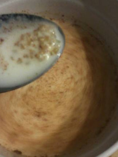 Una foto de Desayuno de Quinoa con leche