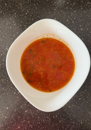 Nyári paradicsomleves recept fotója