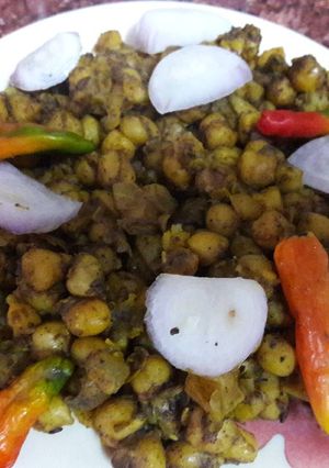 A picture of Punjabi Chana Masala..