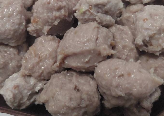 Resep Bakso Daging Kenyal Oleh Alfin Mustafida Cookpad