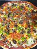 Pizza casi vegetariana