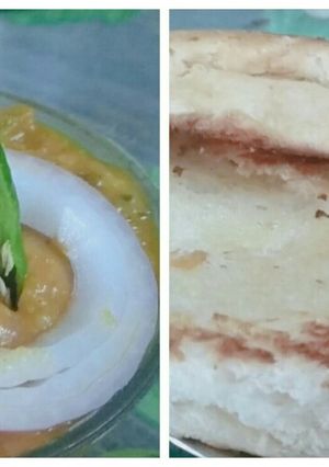 A picture of Pav bhaji.