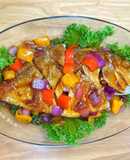 Cá Khế Chiên Sốt Chua Ngọt