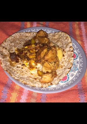 Una foto de Rapiditas de pollo y panceta