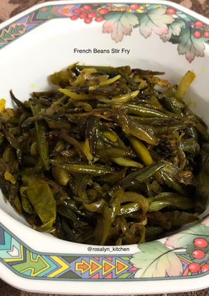 A picture of French Beans Stir Fry.