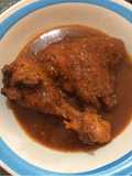Recalentado (pollo frito en salsa de habanero)
