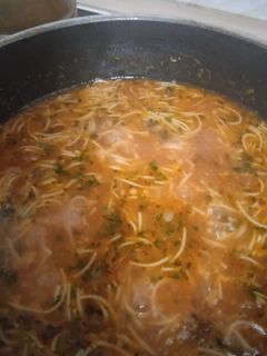 عکسی از دستور سوپ جعفری با ورمیشل