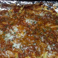A picture of Lasagna with a twist.