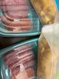 Salami and cream cheese roll ups