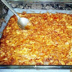 A picture of Queso Fundido with Chorizo.