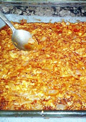 A picture of Queso Fundido with Chorizo.