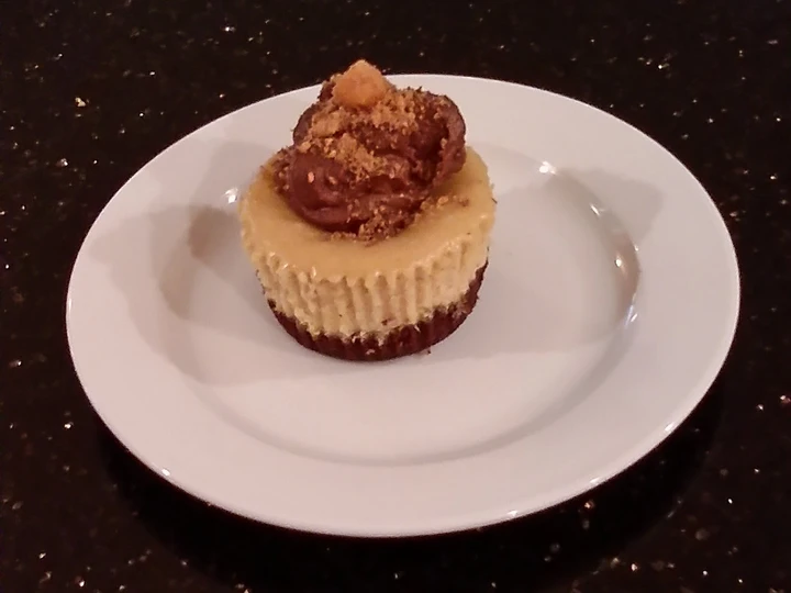 Easy Ways Make|Recipe} Peanut Butter Indivdual Cheesecakes Topped with Chocolate Ganache the Delicious, Tasty