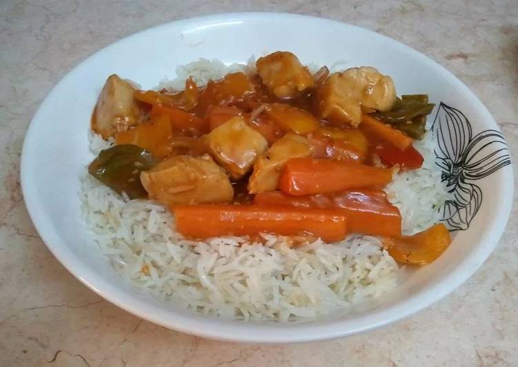 How to Make Super Quick Homemade Chinese Sweet and sour Chicken