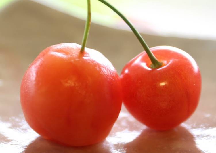How to Prepare Favorite Japanese Confectionary - Sakuranbo Cherries