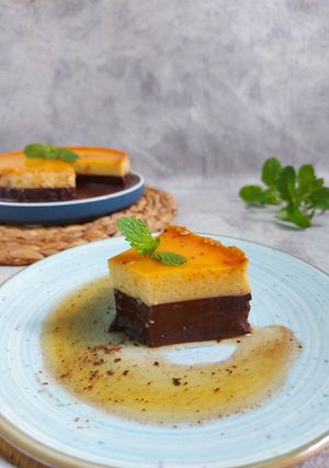 Foto resep Caramel Chocolate Cheesecake (NO BAKE)