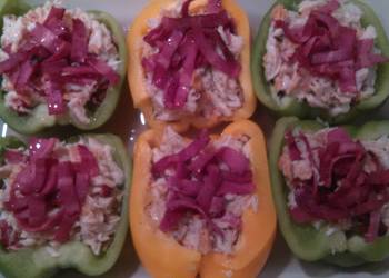 How to Cook Tasty Crab  Bacon Stuffed Bell Peppers
