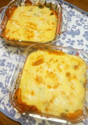 A picture of Natto, Kimchi & Tofu Gratin.
