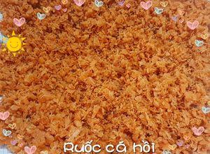 Hình của món Ruốc cá hồi.