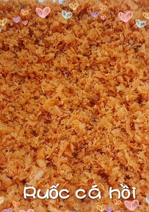 Hình của món Ruốc cá hồi.