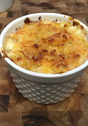 A picture of Baked Mac & Cheese For Two.