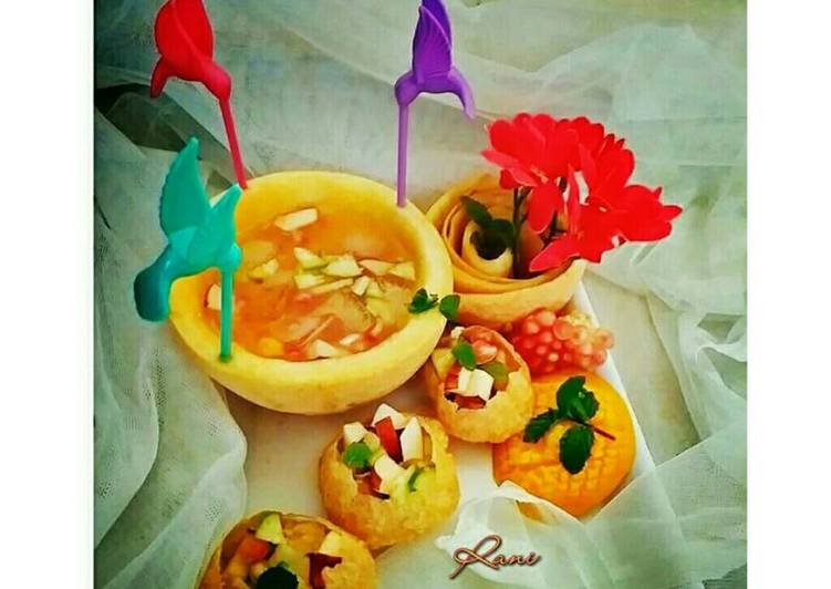 Step-by-Step Guide to Prepare Any-night-of-the-week #Ramadan Kharbooja Pani puri