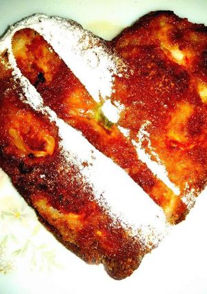 A picture of Veg Lichee Cake with Condensed Milk.