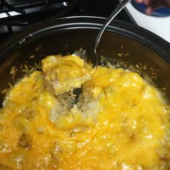 A picture of Twice baked potatoes.