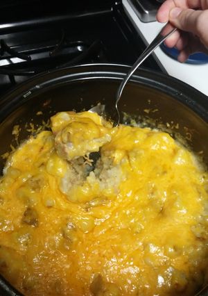 A picture of Twice baked potatoes.