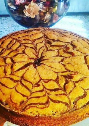 Una foto de Torta Marmoleada