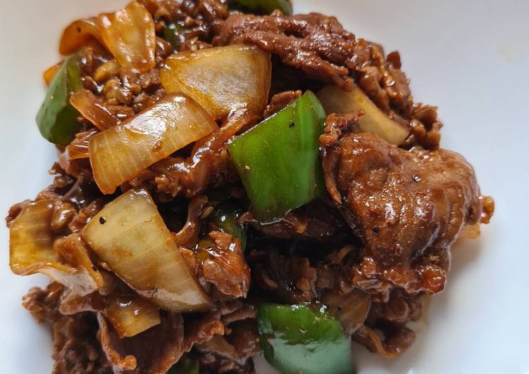 Recipe of Any-night-of-the-week Black Pepper Beef