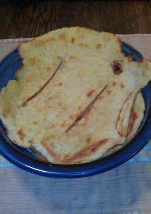 Una foto de Tortitas con la sobra de polenta a la italiana. Para la crisis