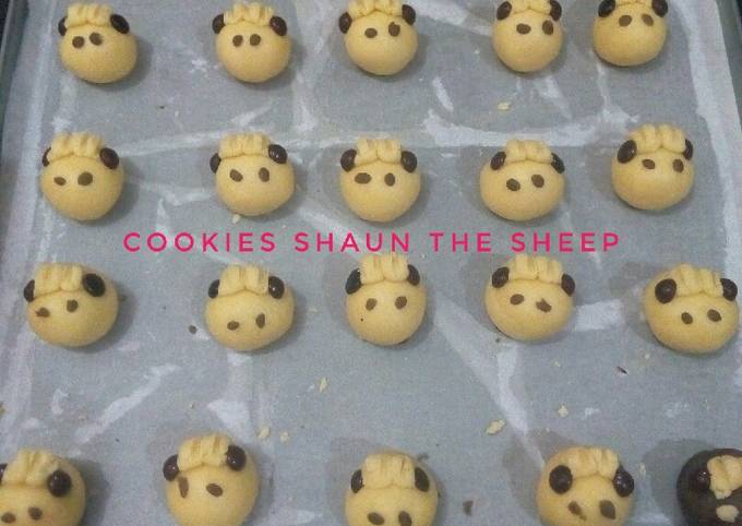 Cara Gampang Menyiapkan Cookies Shaun the sheep(cookies domba) Anti Gagal