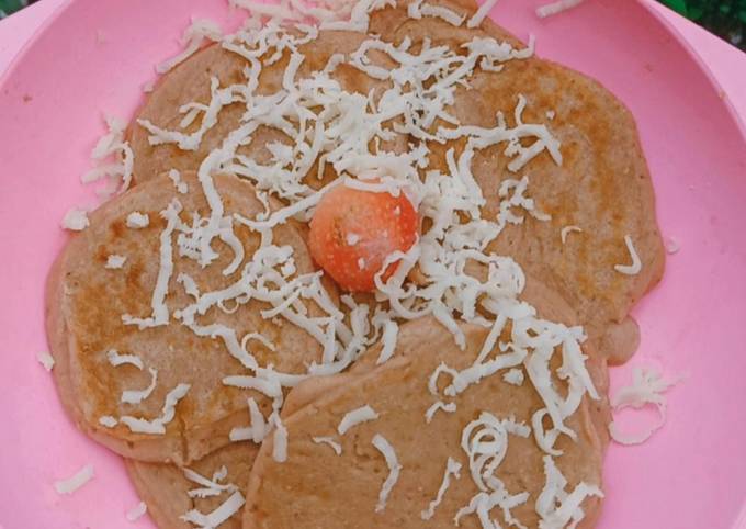 Resep Strawberry Pancakes ? - MPASI 8+ Resep Strawberry Pancakes ? - MPASI 8+