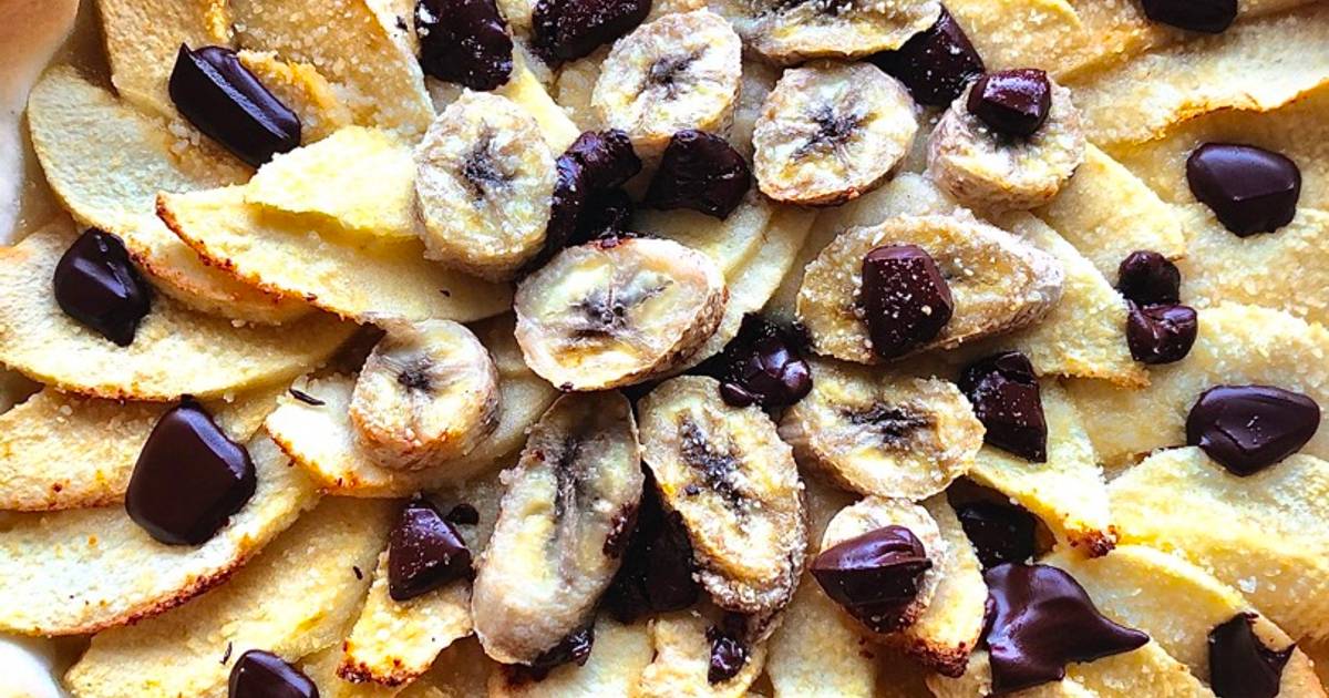 Tarte aux pommes & bananes express de Margauxfourneaux Cookpad