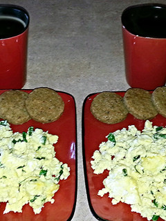 A picture of Mike's 5 Minute Microwave Breakfast.