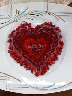 عکسی از دستور ژله انار