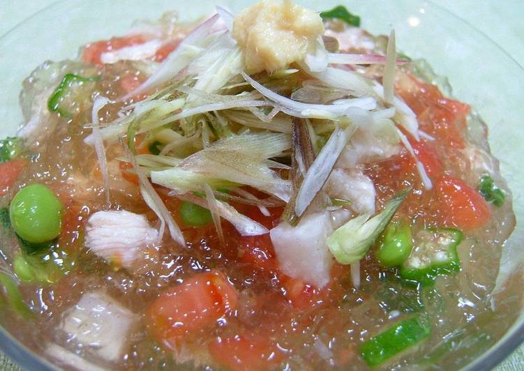 Recipe of Homemade Dashi Gelée Soup